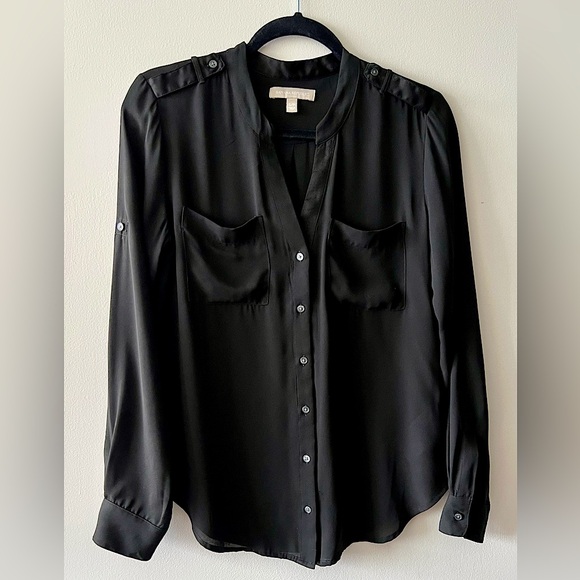 Banana Republic Utility-Style Button-Down Blouse - Picture 2 of 7